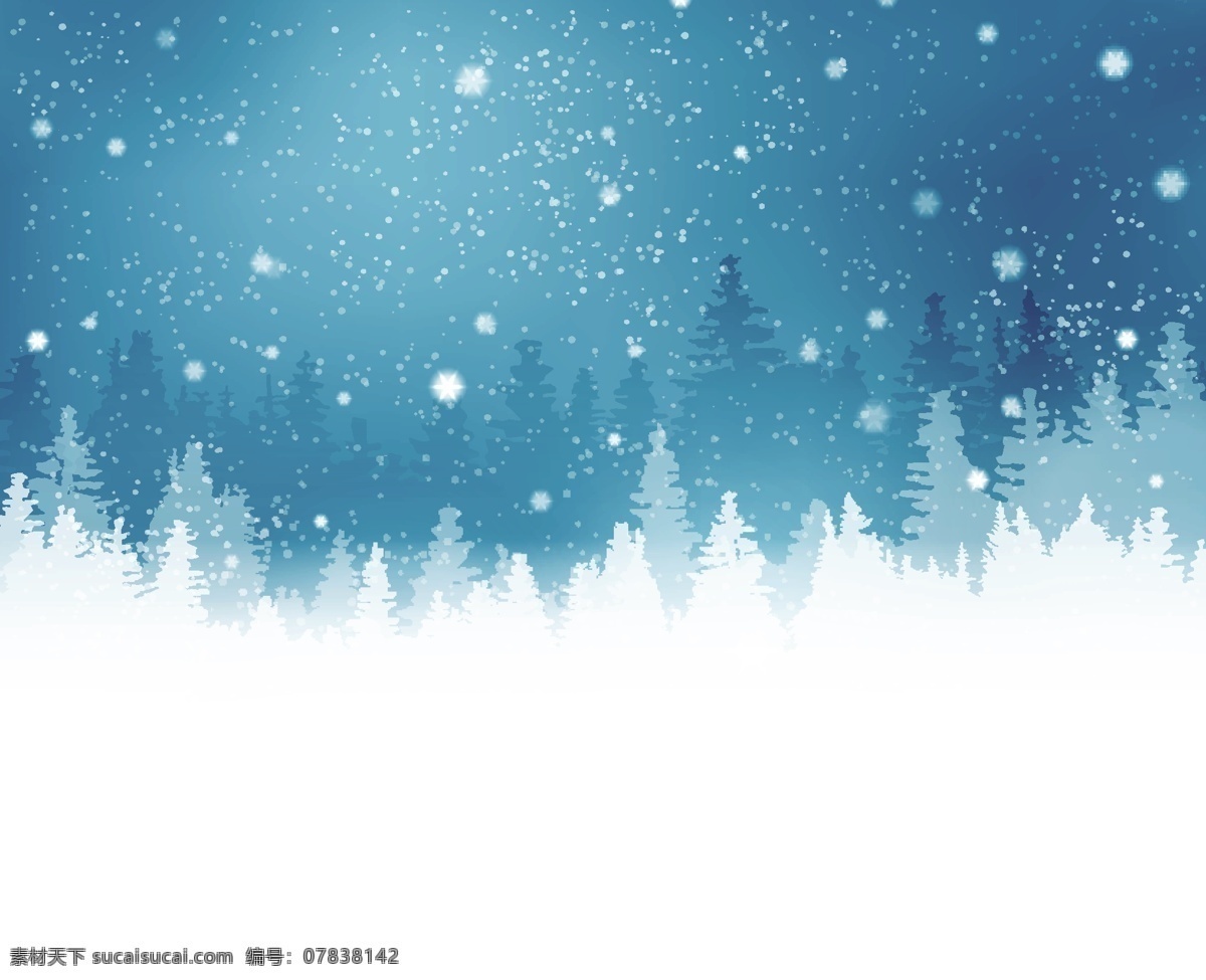 精美 白雪 唯美 背景 冬季背景 冬季素材 冬天 风景 卡通 圣诞节素材 素材背景 唯美背景 新年背景 新年素材 雪花 雪景