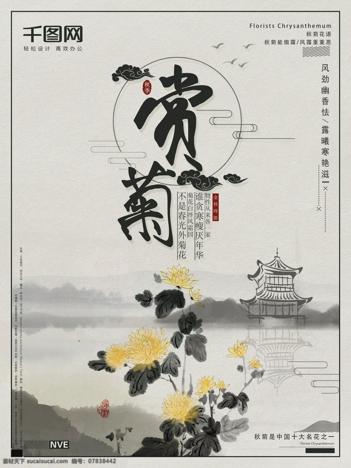秋菊 花语 金秋 赏 菊 中国 风 中国风 国风 水墨风 简约 秋菊花语 金秋赏菊 赏菊 水墨 流连 流连印象 金秋时节 十大名花