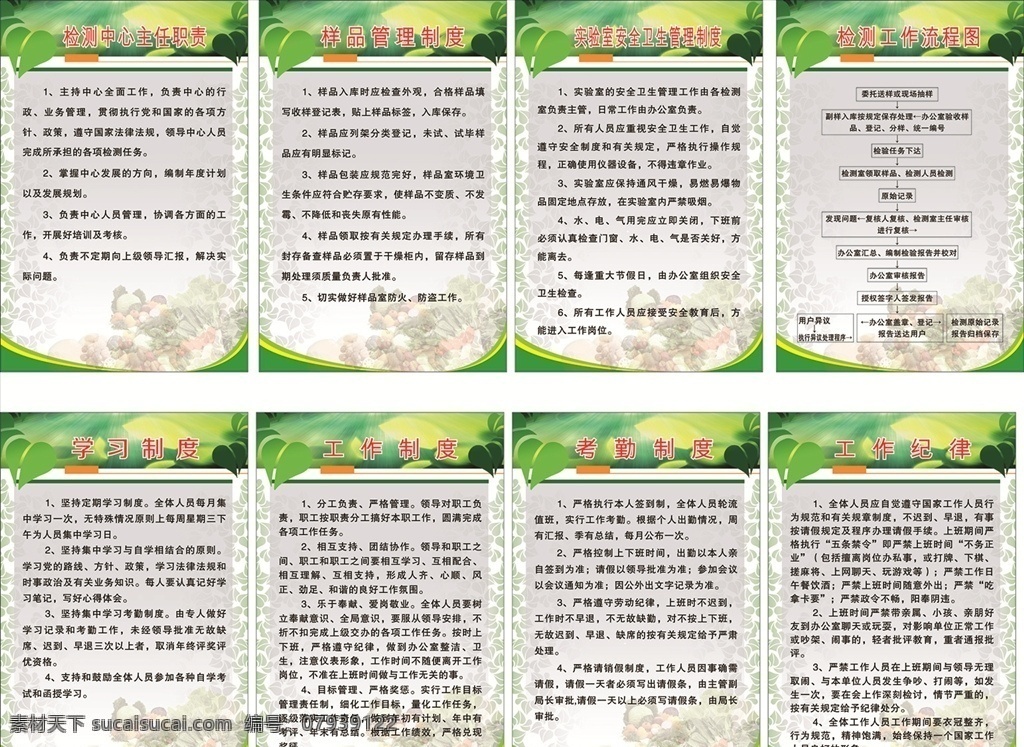 农产品 质检站 检测工程流程 安全卫生管理 样品管理制度 学习制度 工作制度 考勤制度 工作纪律 海报模板 制度模板 农业 技术 推广 服务站 农业公司制度 制度牌 公司制度牌 企业制度牌 公司文化牌 水果 蔬菜 制度 农业制度 瓜果制度 展板模板 展板 dm宣传单