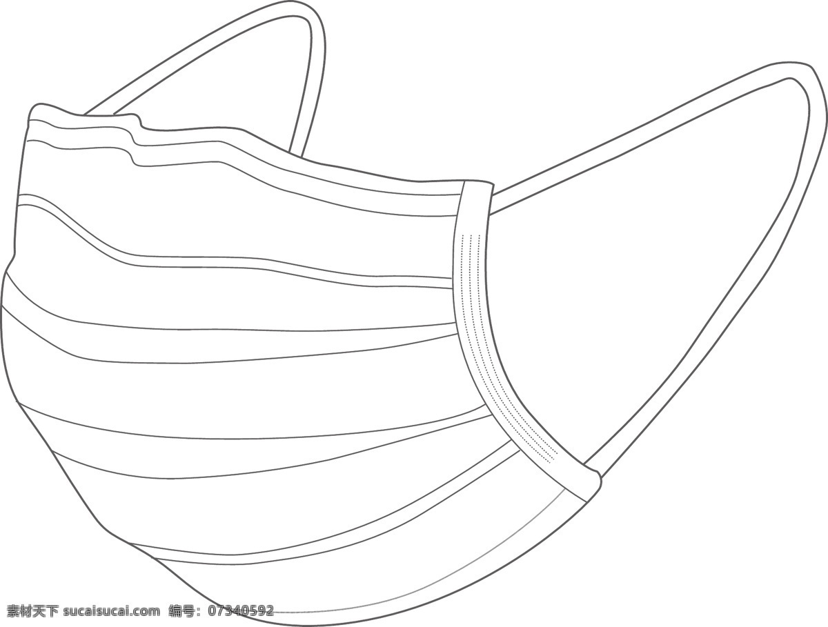 口罩 医用口罩 一次性口罩 口罩线图 口罩矢量图 口罩素材 医用符号