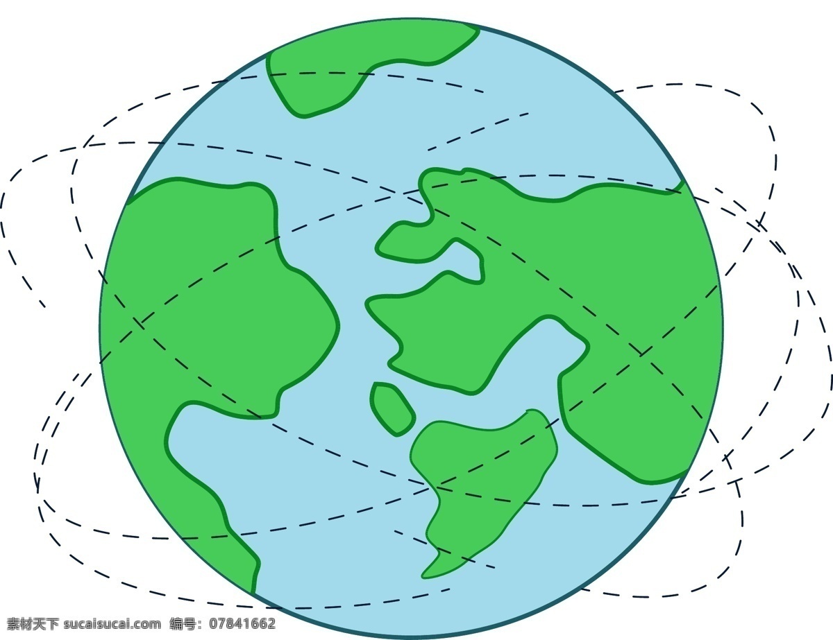 矢量地球 地球 卡通地球 手绘地球 地球插画 彩色地球 地球日 旅游