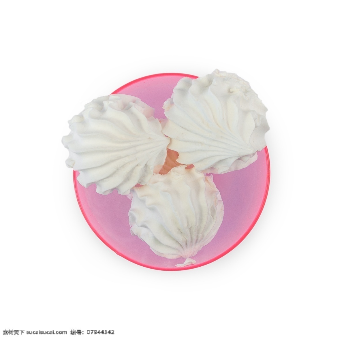 俯视图 甜品 贝壳状 奶油 源文件 粉红色 白色 美味 乳制品 装饰图案