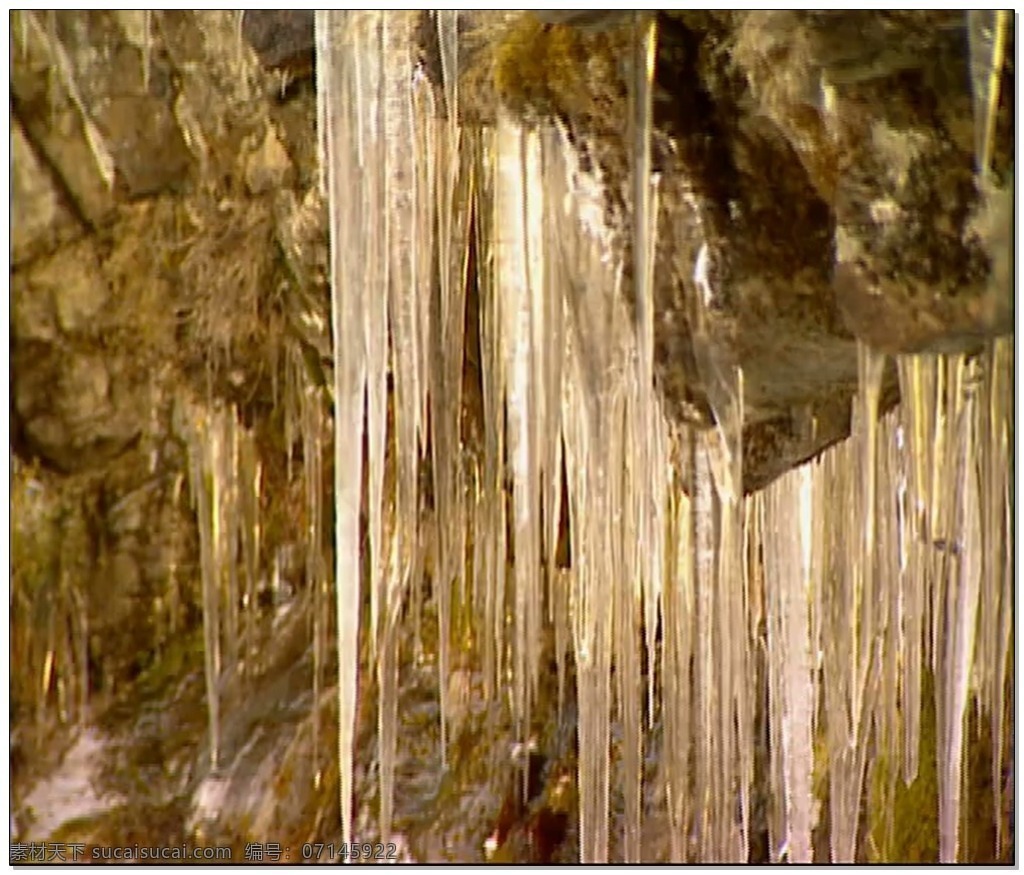冰挂视频素材 白色 冰挂 山脉 视频素材 动态视频素材