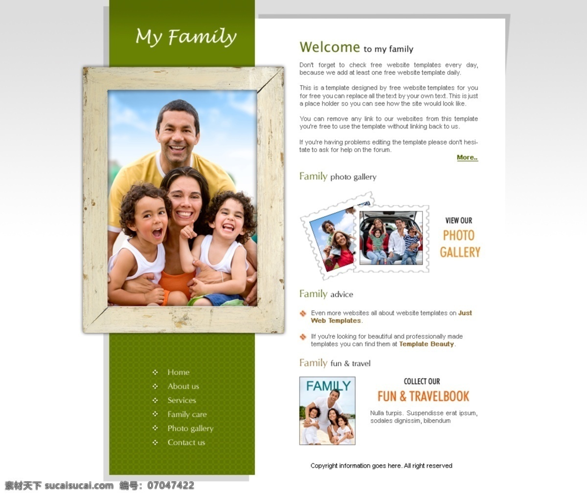 个人 家庭 亲情 网站 分层 个人博客 一家人 英文网站 个人家庭 网页素材 网页界面设计