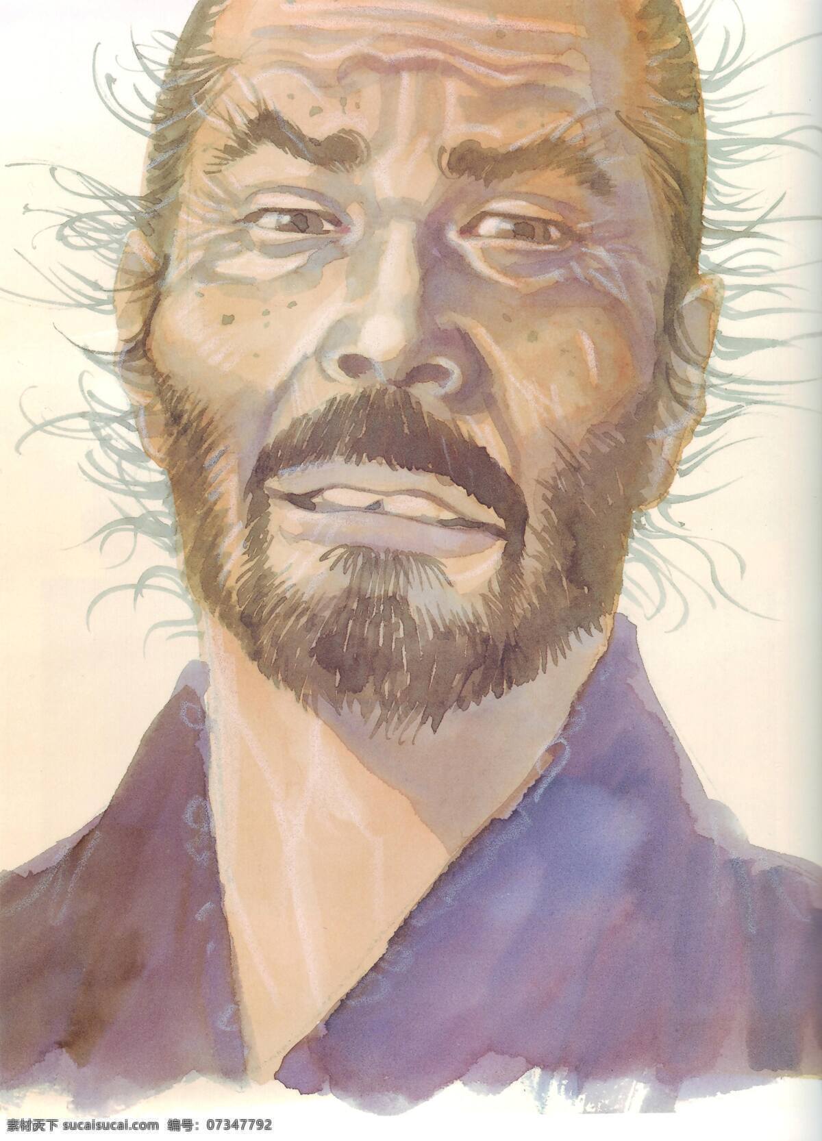 井上雄彦 剑 圣武 藏 设计素材 模板下载 剑圣武藏 插画 剑圣 师傅 胡茬 井上 雄 彦 插 画集 绘画书法 文化艺术 白色