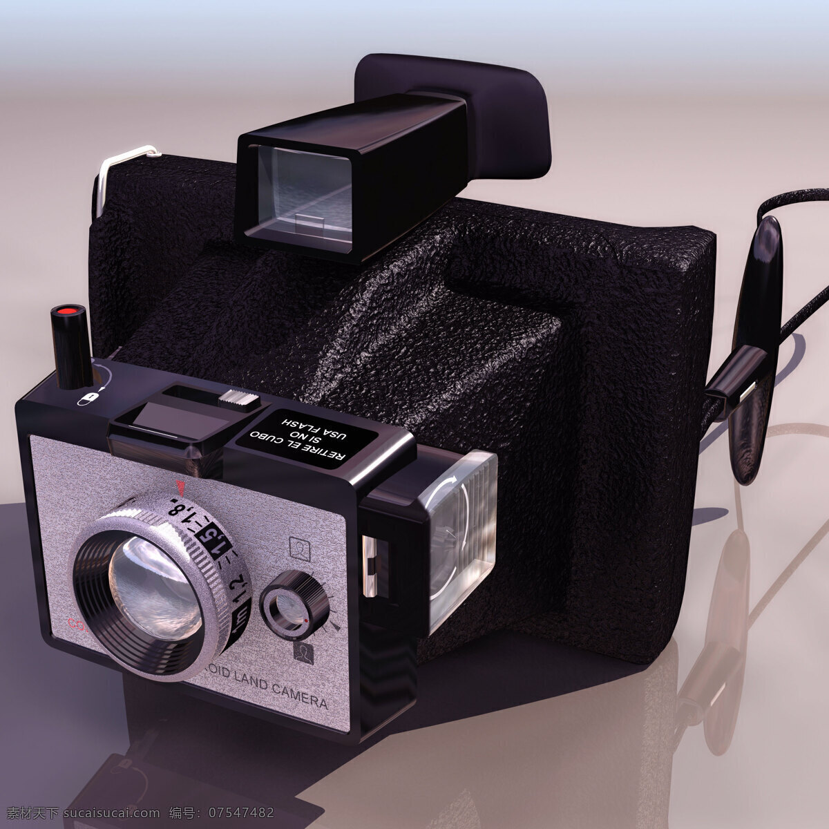 照相机 模型 polaroid 数码电器 相机 照相机模型 3d模型素材 电器模型