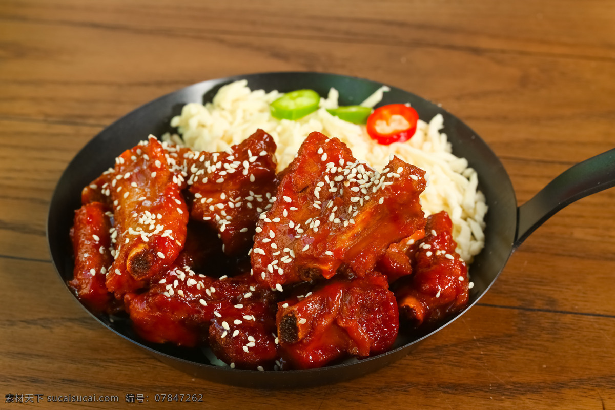 排骨锅 排骨 锅 韩国排骨 特色排骨 高清照片 餐饮美食 西餐美食