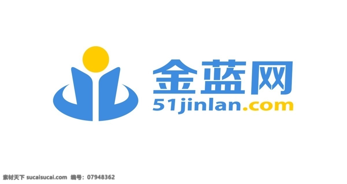 金 蓝 网 logo 金蓝网 招聘网站 psd源文件 logo设计