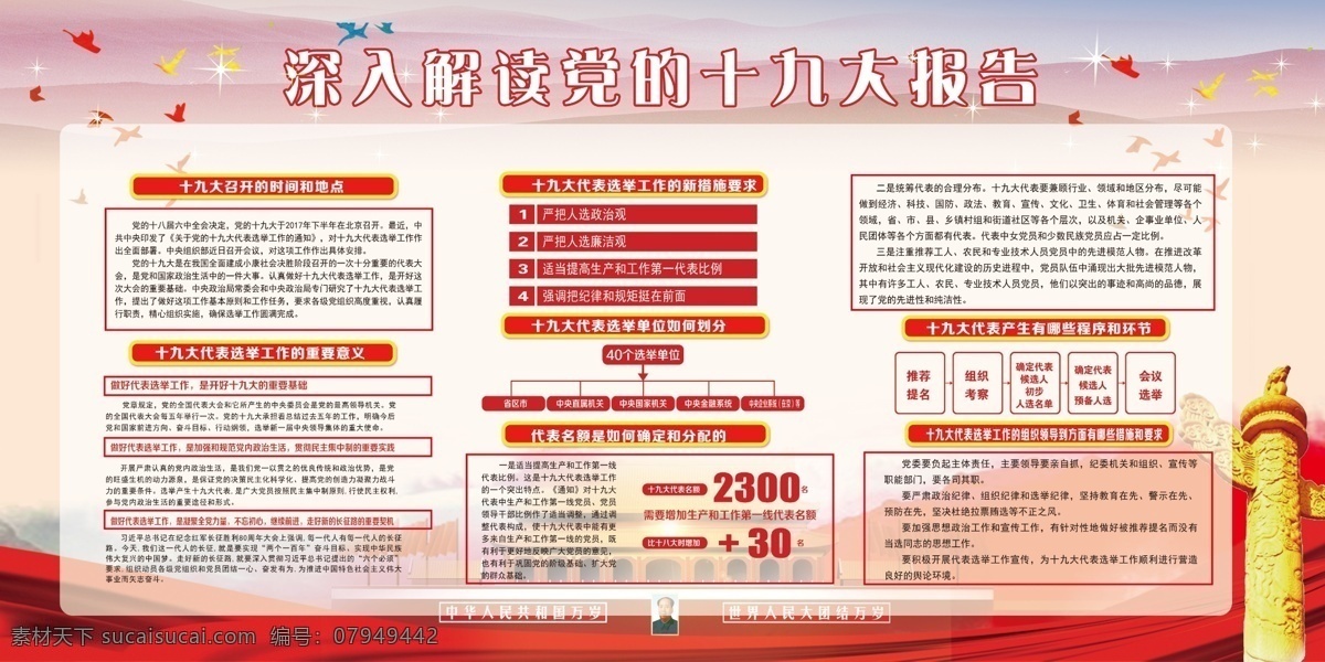十九大展板 十九大 十九大精神 十九大主题 十九大内容 图解十九大 十九大解读 十九大宣传栏 十九大橱窗 永远跟党走 部队十九大 十九大广告 军队十九大 十九大背景 党建 党建展板 党建宣传栏 庆祝十九大 祝贺 选举 党的十九大 十九大标语 中共十九大 党建素材 共产党 展板模板