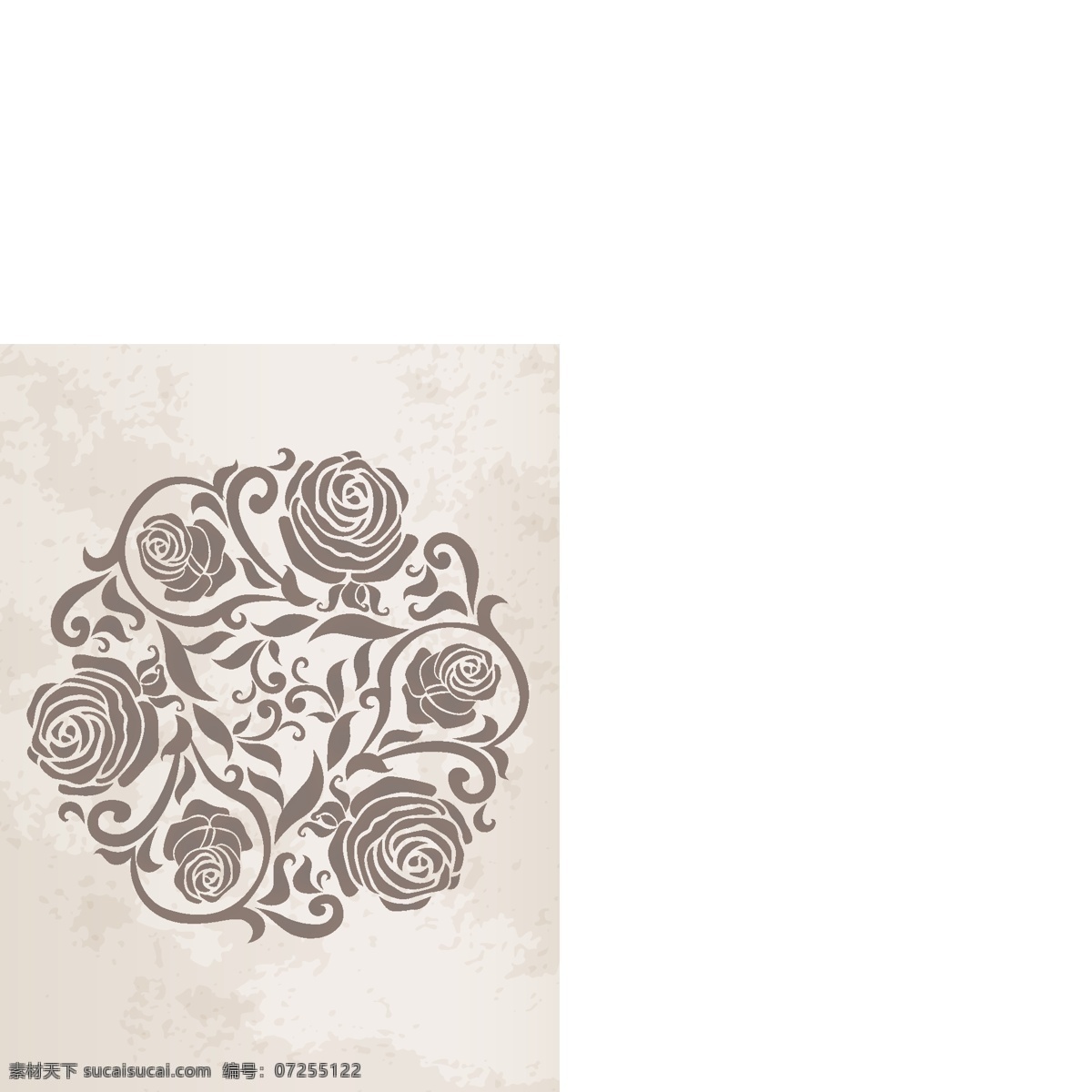 玫瑰 花纹 时尚 元素 背景 复古 广告背景 玫瑰花纹