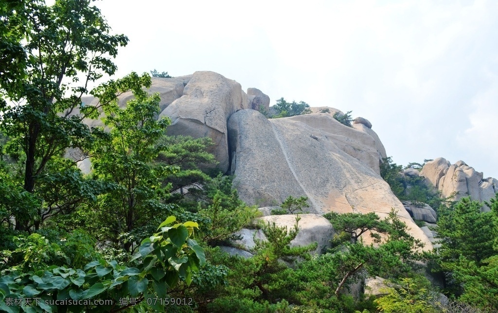 青岛 崂山 仰 口 景区 仰口 石头山 巨石 旅游摄影 国内旅游