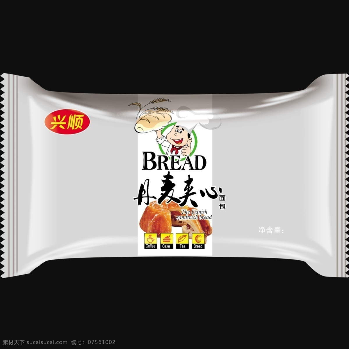 包装设计 广告设计模板 卡通 面包 源文件 夹心 模板下载 夹心面包 面包小子 面包实物 制版 psd源文件