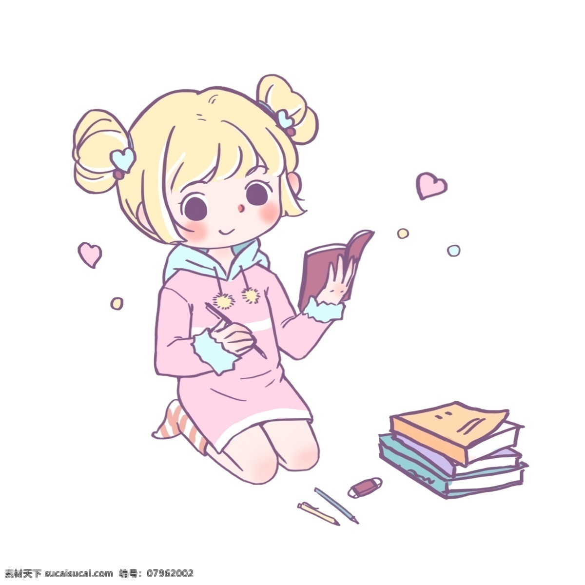 蜜桃 色系 少女 梦幻 日记 现场 蜜桃色 蜜桃色系 粉 不饱和 柔色系 可爱 女生系列 唯美 日系漫画风 插画 壁纸 装饰画