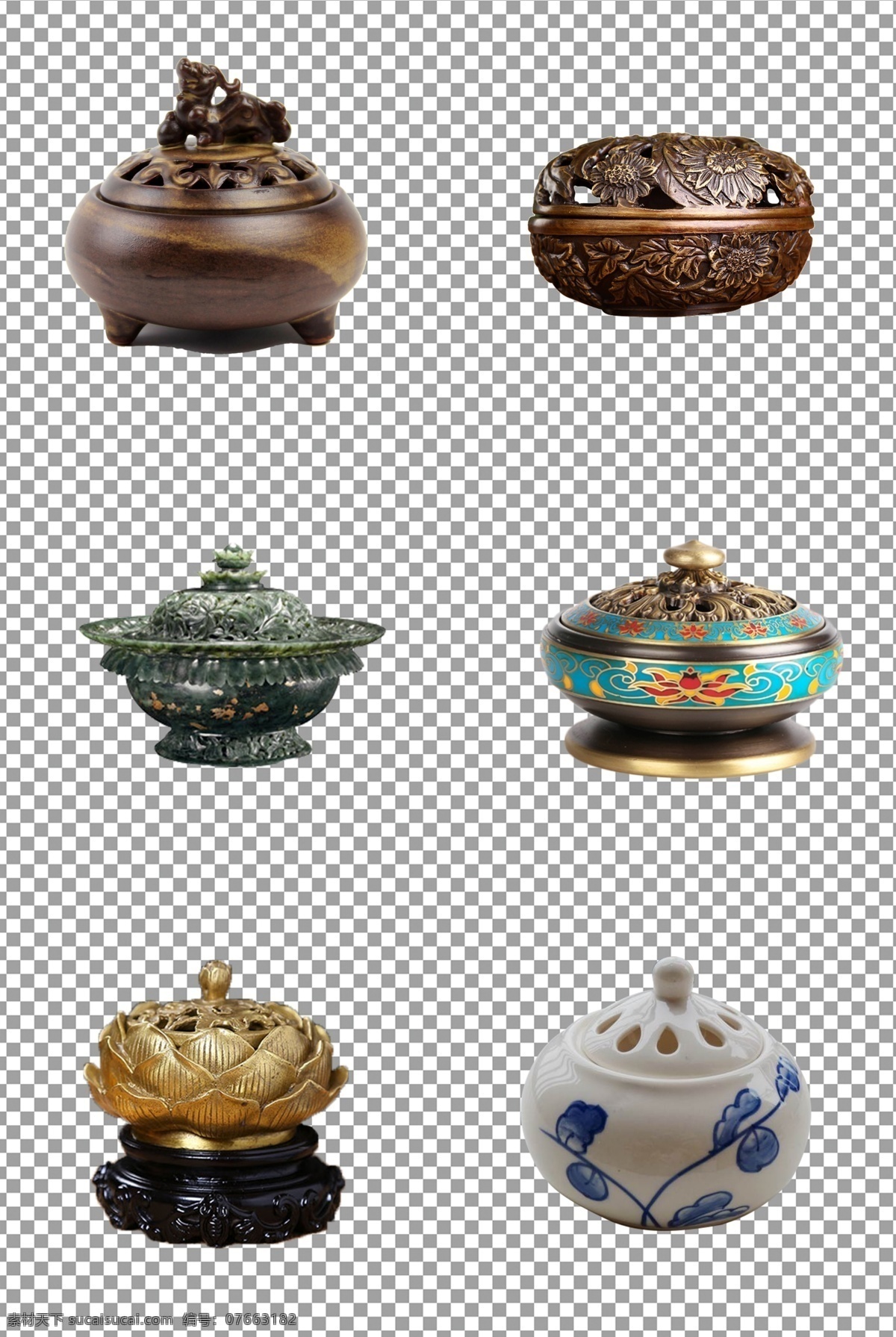 熏香香炉 熏香 香炉 雕花 熏香炉 免抠 无背景 免抠图 抠图 元素 透明 通道 png免抠图 分层