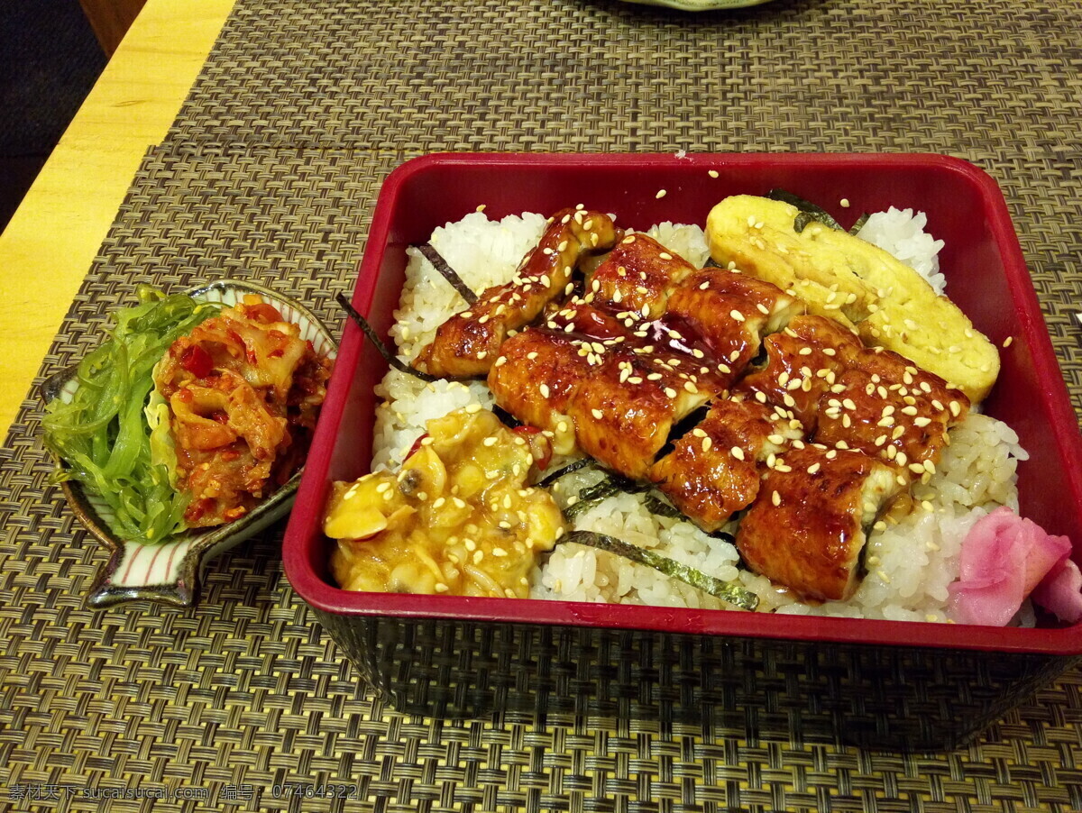 鳗鱼饭 鳗鱼套饭 鳗鱼 日本料理 套饭 餐饮美食