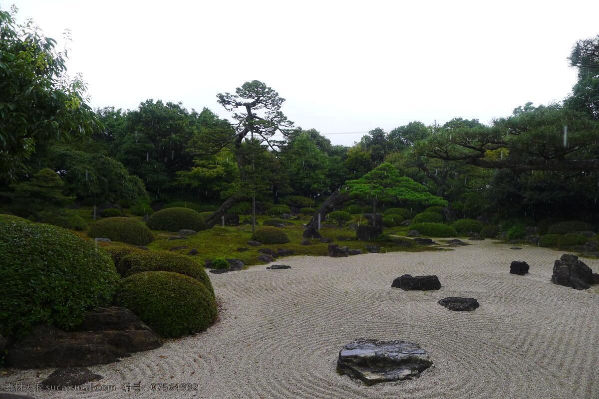 日本 松江 志 园 风景