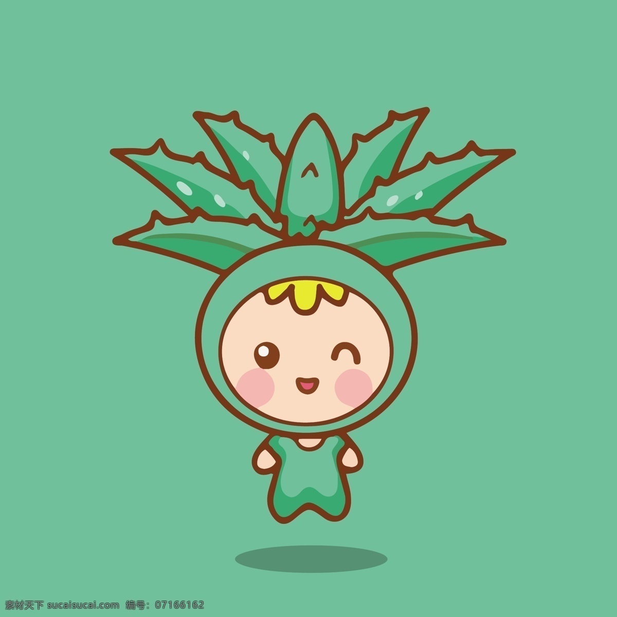 印花 矢量图 服装图案 卡通 芦荟 印花矢量图 植物 拟人 面料图库 服装设计 图案花型