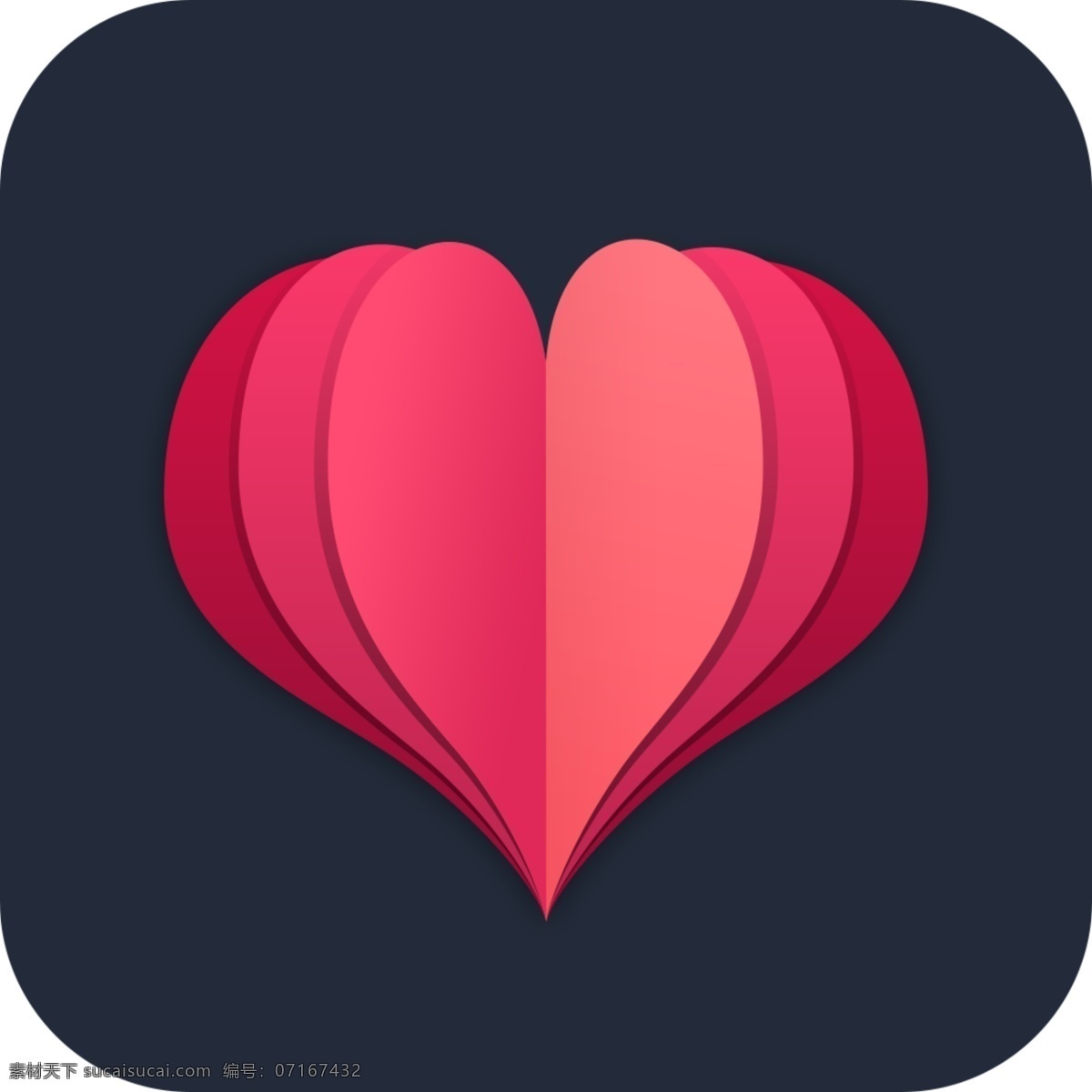 icon ui app 红心 爱心 桃心 图标 移动界面设计 图标设计