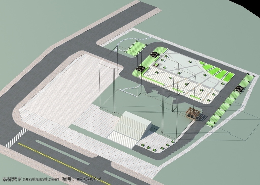 景观设计渲染 建筑效果图 效果图 建筑 建筑渲染 建筑景观 环境设计 景观设计 max 建筑设计