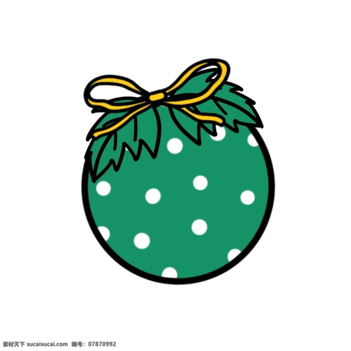 圣诞节 圣诞 装饰 球 卡通 可爱 元素 圣诞装饰球