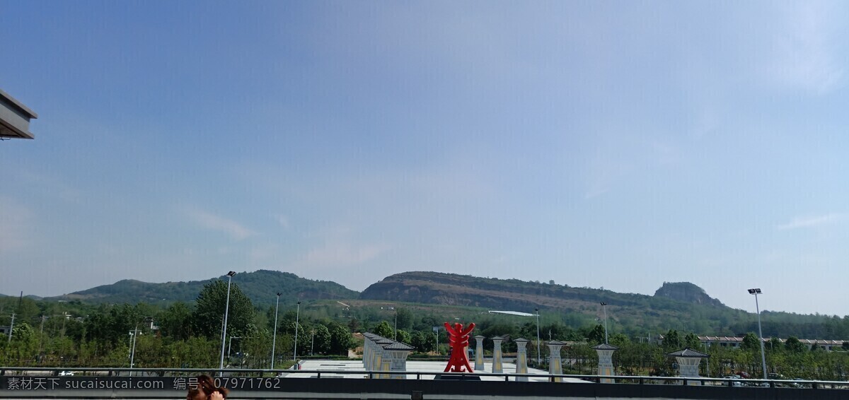 寿县 高铁 站 广场 高铁站 雕塑 远景 旅游摄影 国内旅游