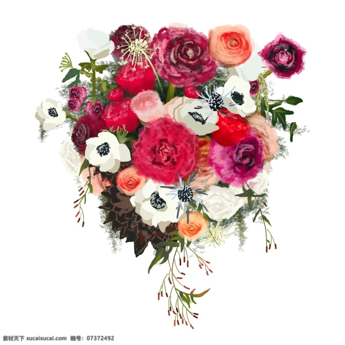 母亲节 舒适 温馨 红色 花 簇 情人节 浪漫 舒心 花簇 花束 装饰 鲜艳 美丽 饱满 热闹
