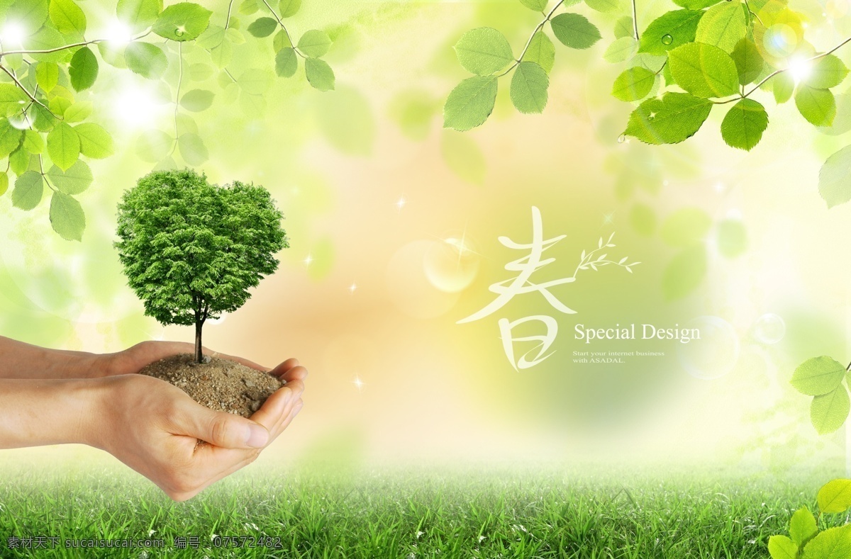 手 托 绿色 创意 环保 海报 环保海报下载 植物装饰 手托大树 春 环保素材 环保海报 环保海报设计 模板 环保公益海报 广告设计模板 创意清新背景 风景 发芽 手托嫩芽 户外 泥土 土壤 沃土 生命的希望 手部特写 生态 大树 草地 芽 唯美风景 源文件 分层