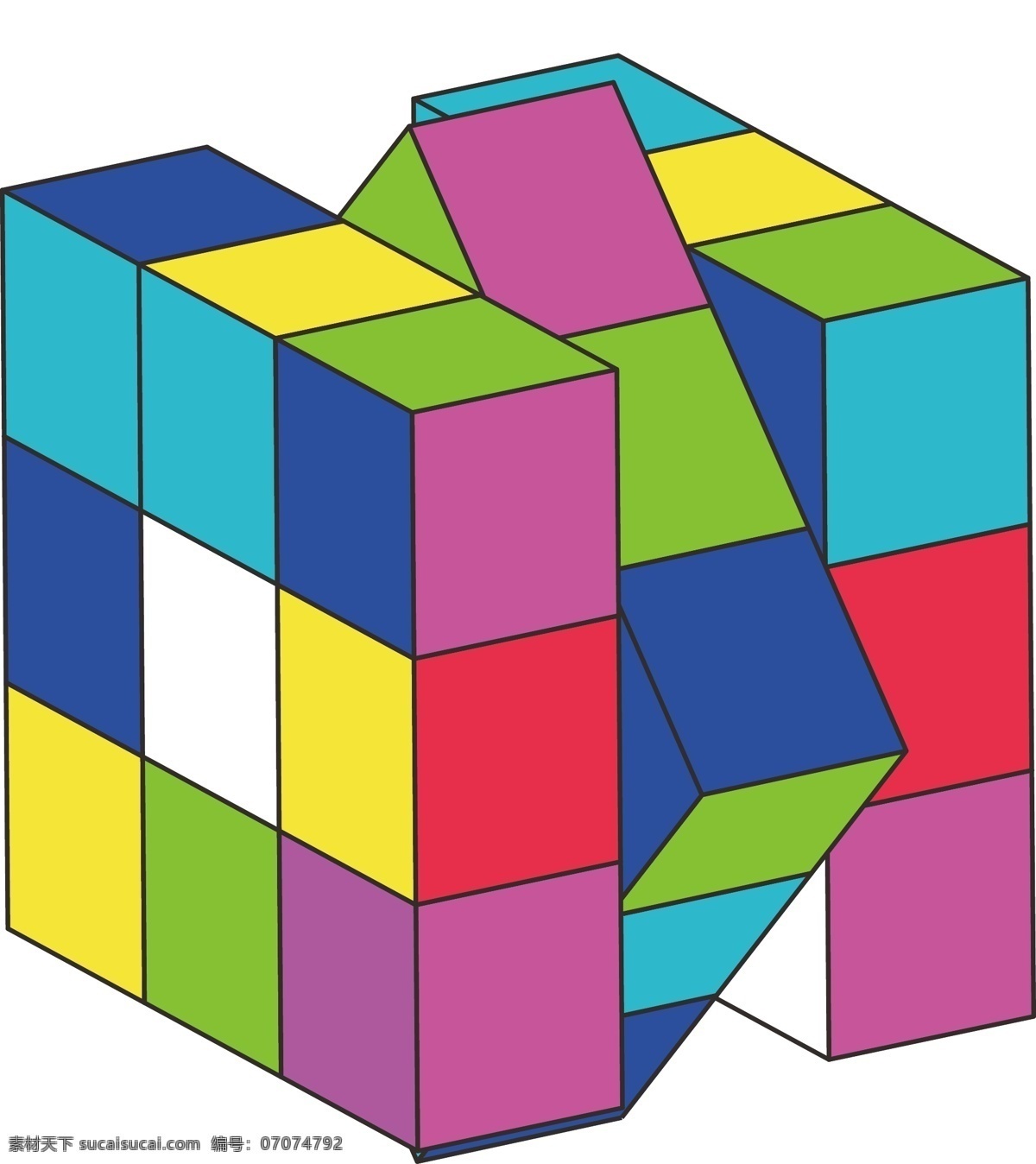 制作 魔方 秘籍 攻略 cs6 智力运动 扭计骰 魔术方块 鲁比克方块 极限运动 三阶魔方 正方体 文化艺术