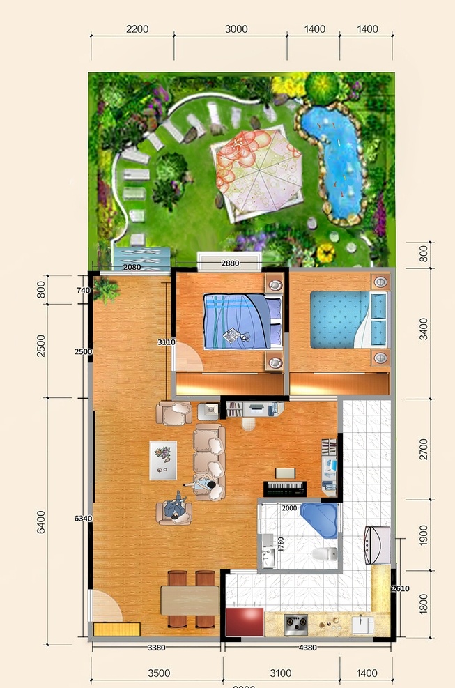房型图 设计图 户型图 自住设计