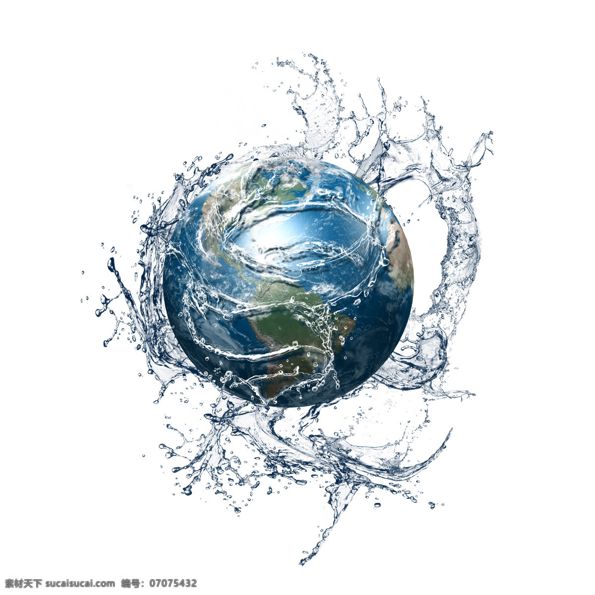 缠绕 地球 水珠 水 水浪 水素材 清水 透明 水花 围绕 环绕 包围 蓝色地球 球形 球体 高清图片 地球图片 环境家居