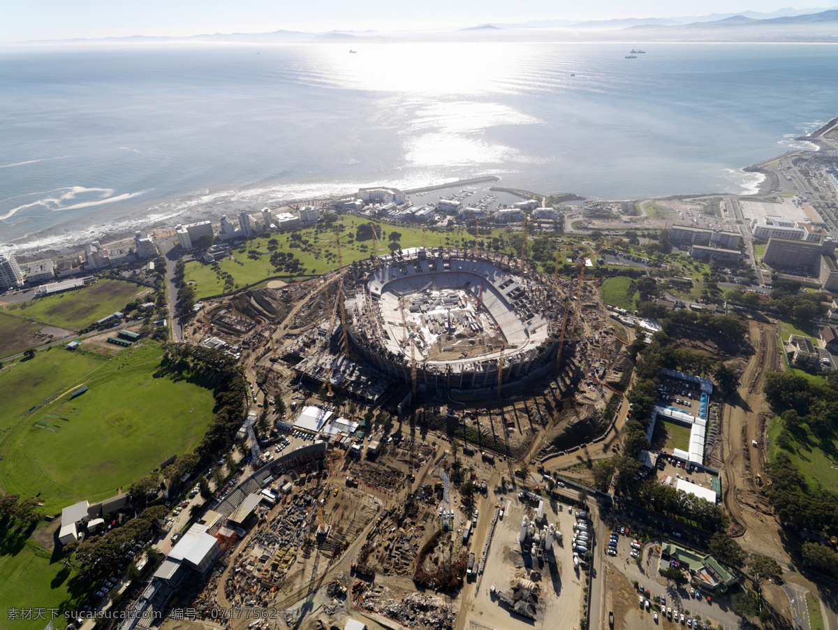 大海 海岸线 海滩 建筑摄影 建筑园林 南非 世界杯足球场 世界杯 足球场 现代建筑 psd源文件