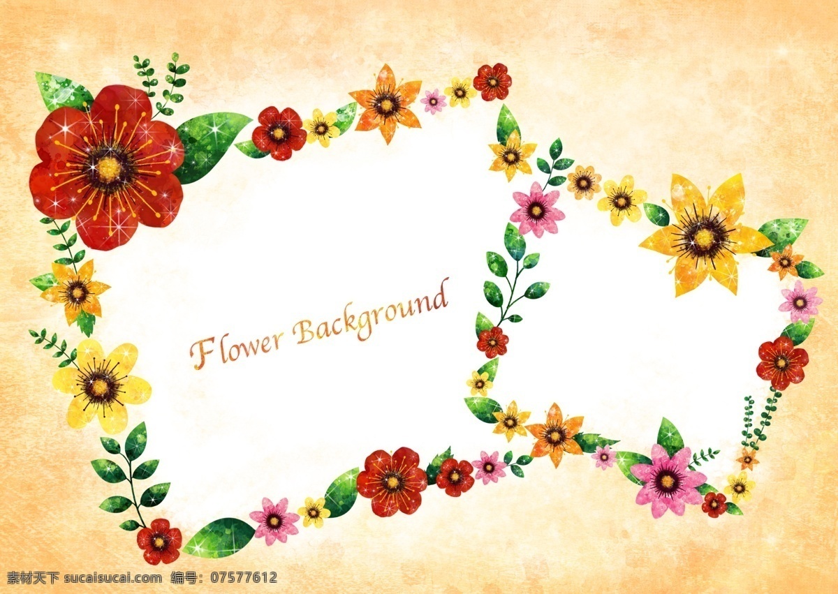 正方形花边 正方形 花边 框 边框