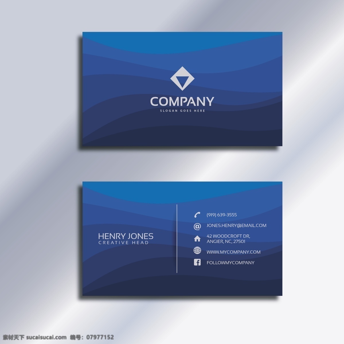 蓝色的名片 商标 名片 商务 抽象 卡片 模板 蓝色 办公室 展示 文具 公司 抽象标志 企业标识 品牌 现代 身份