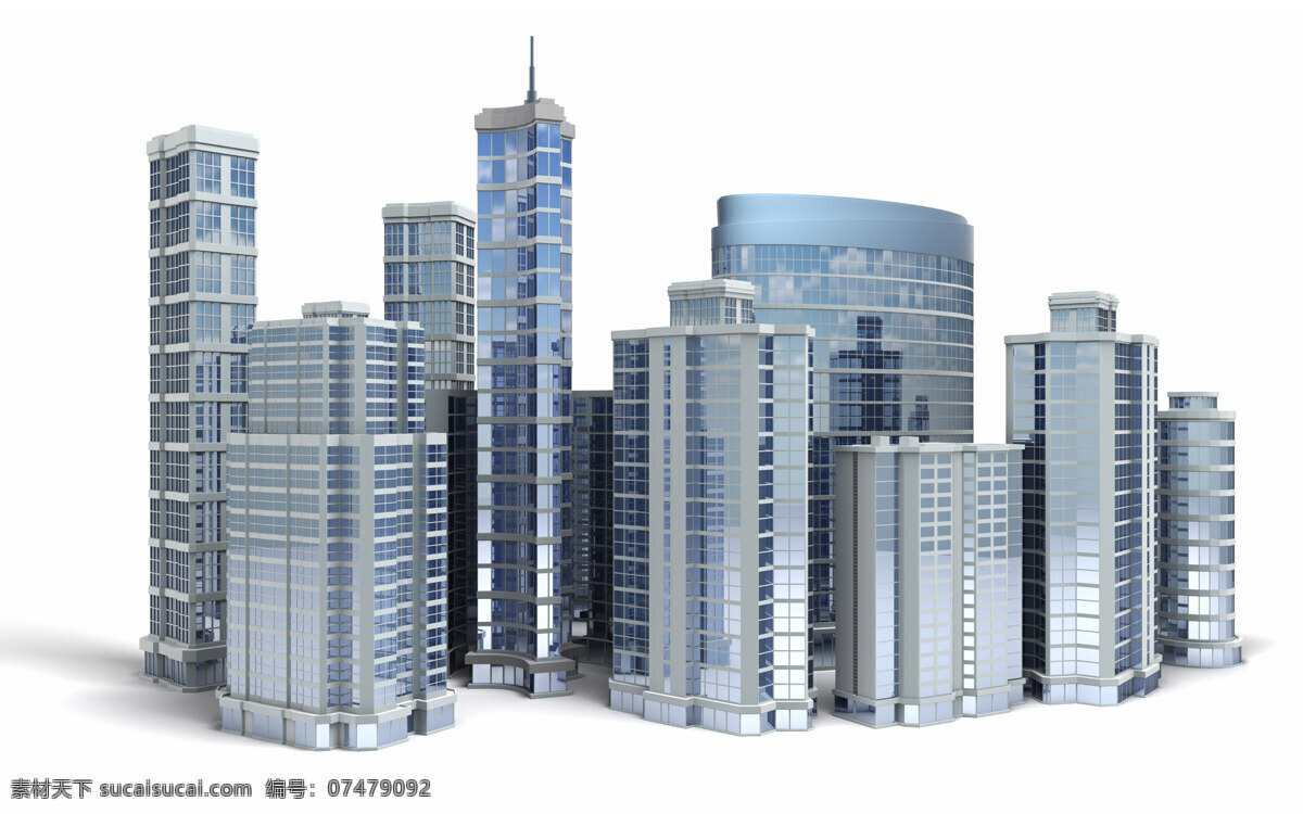 立体高楼 楼房建筑 楼房 建筑 灰色 地产 3d 户型图 装饰 装修 装潢 效果图 环境设计 建筑设计