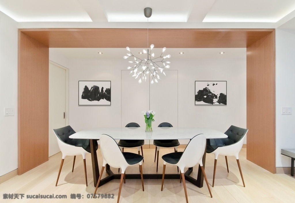 餐桌 灯具 餐灯 白色 树枝 生活百科 家居生活