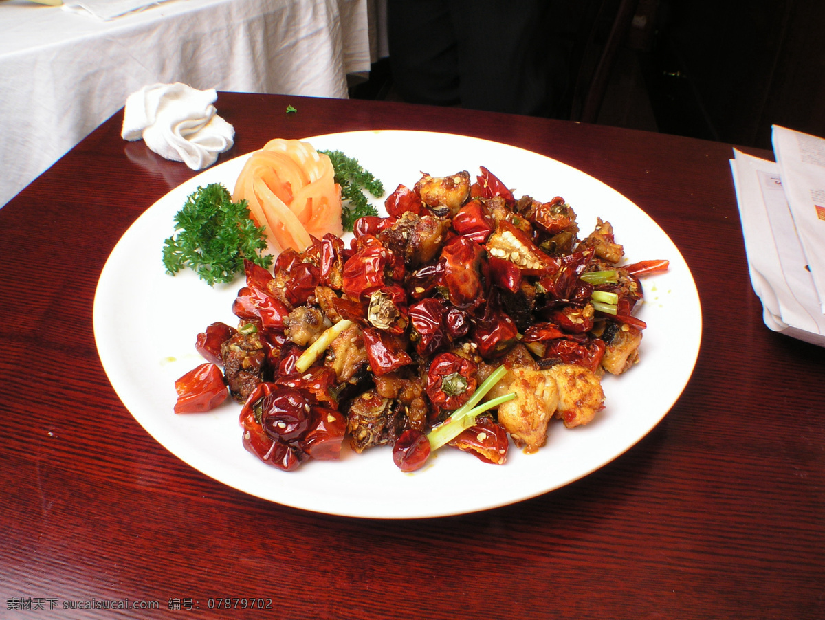 飘香辣子鸡 美食 传统美食 餐饮美食 高清菜谱用图