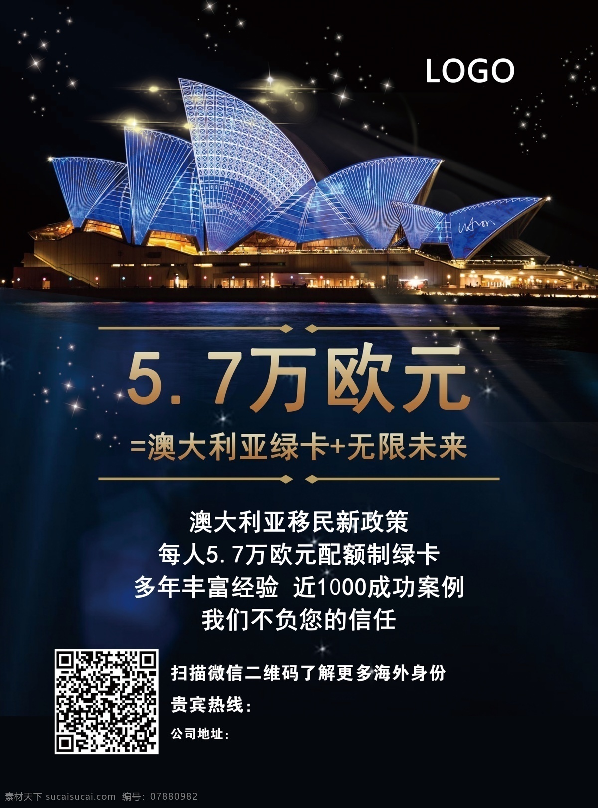 澳大利亚 移民 海报