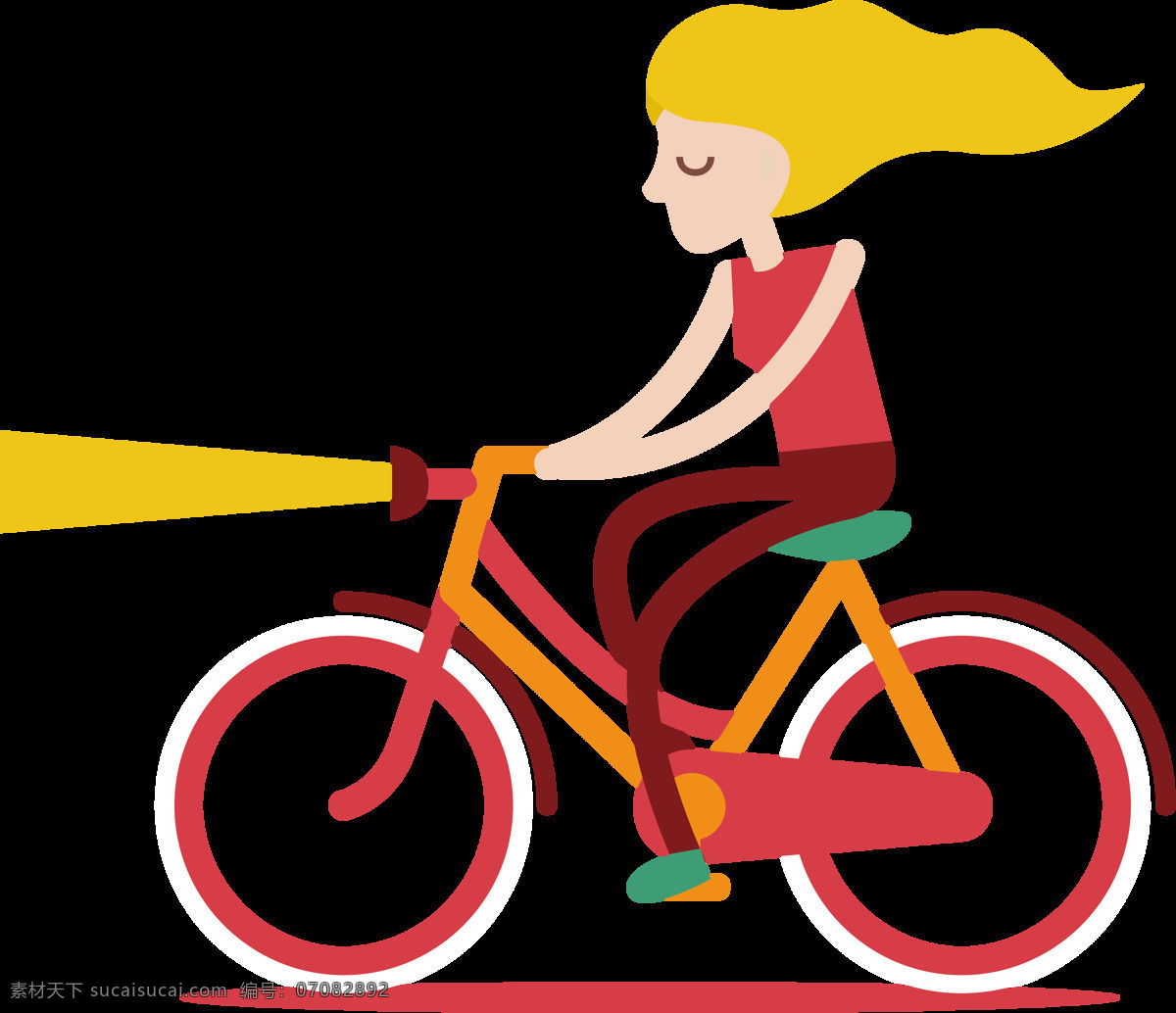 卡通 女人 骑 自行车 插画 免 抠 透明 共享单车 女式单车 男式单车 电动车 绿色低碳 绿色环保 环保电动车 健身单车 摩拜 ofo单车 小蓝单车 双人单车 多人单车