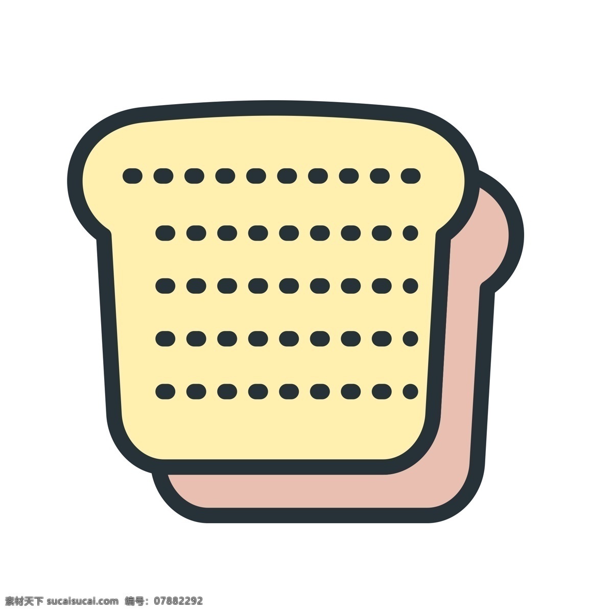 卡通饼干 饼干 扁平化ui ui图标 手机图标 界面ui 网页ui h5图标