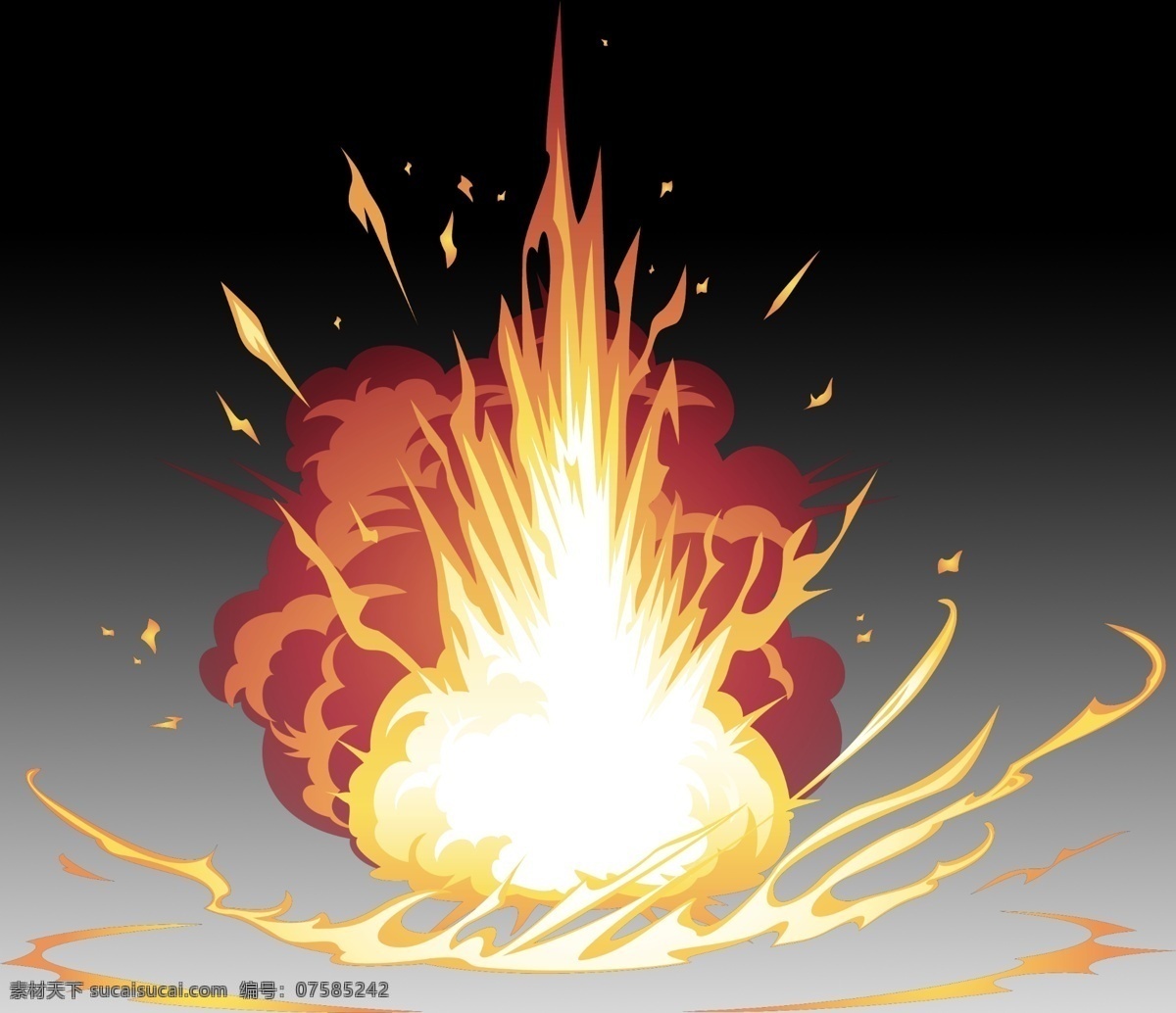 爆炸特效1 爆炸 火焰 游戏特效 爆破特效 陨落特效 爆炸火焰 游戏 动漫动画