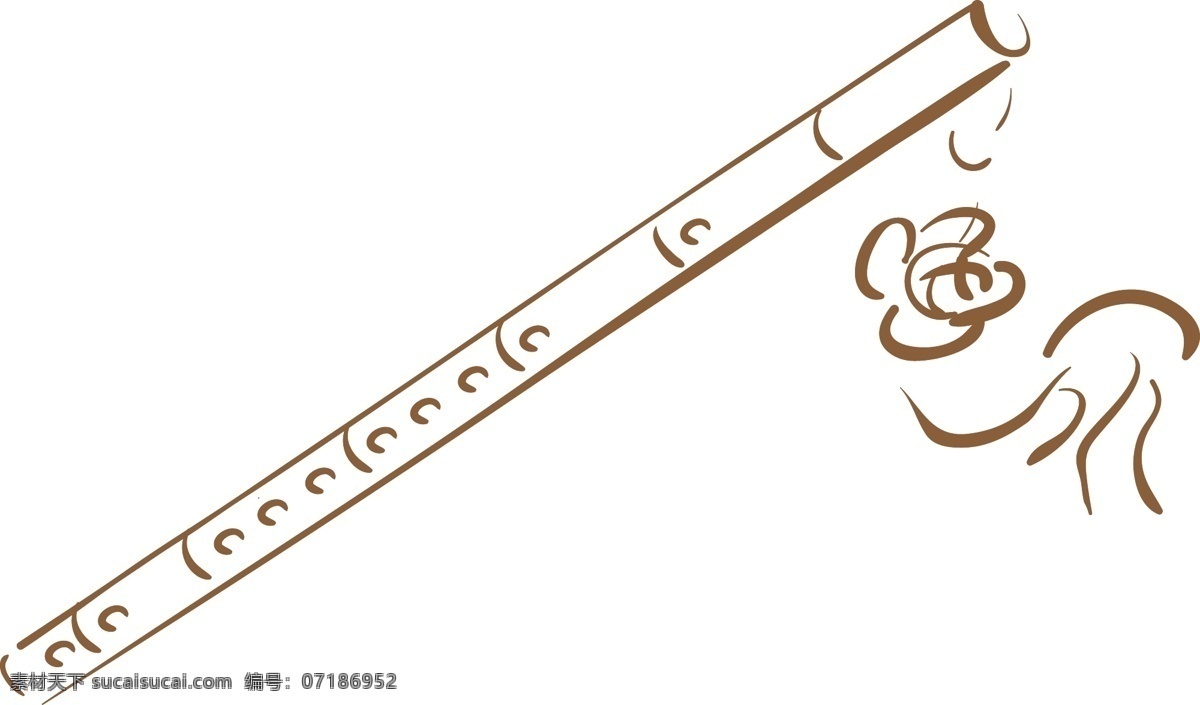 中国 乐器 笛子 剪影 名族 文化艺术 舞蹈音乐 音乐 中国乐器笛子 民乐 矢量 psd源文件