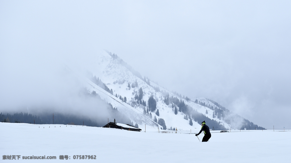 瑞士 马特 洪峰 雪景