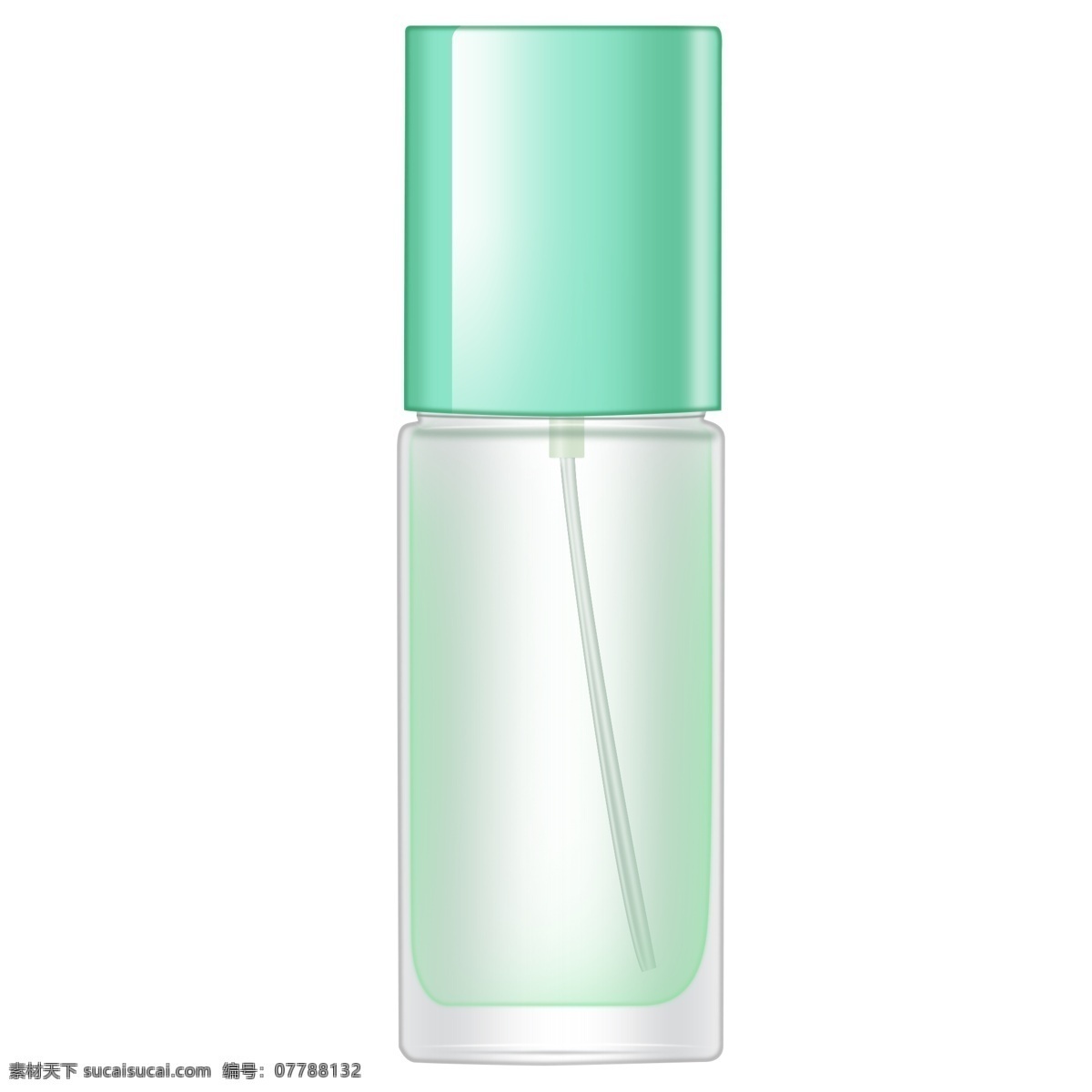 香水 塑料 瓶子 平面 效果图 彩妆 分装瓶 主图