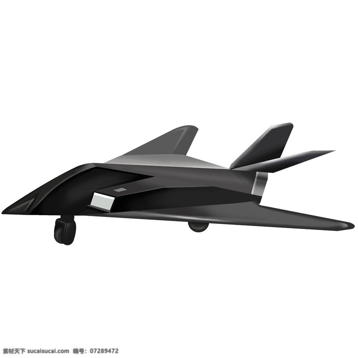 高端 黑色 质感 战斗机 质感黑色 黑色战斗机 高科技 现代化装备 飞机装饰插画 交通工具 军事装备 军事飞机 创意飞机 战争 武器