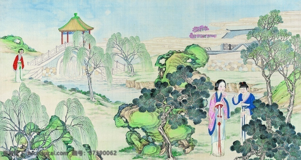 古代 市井 工笔画 中国古风绘画 精美工笔画 传统绘画 古人生活场景 古人形象绘画 古代建筑物 中式建筑物 古代场景 市井街景 风景工笔画 宫廷工笔画 山水风景 植物树木 人物男女 装饰画 古人服饰 亭台楼阁 传统建筑物 庭院风景 文化艺术 绘画书法
