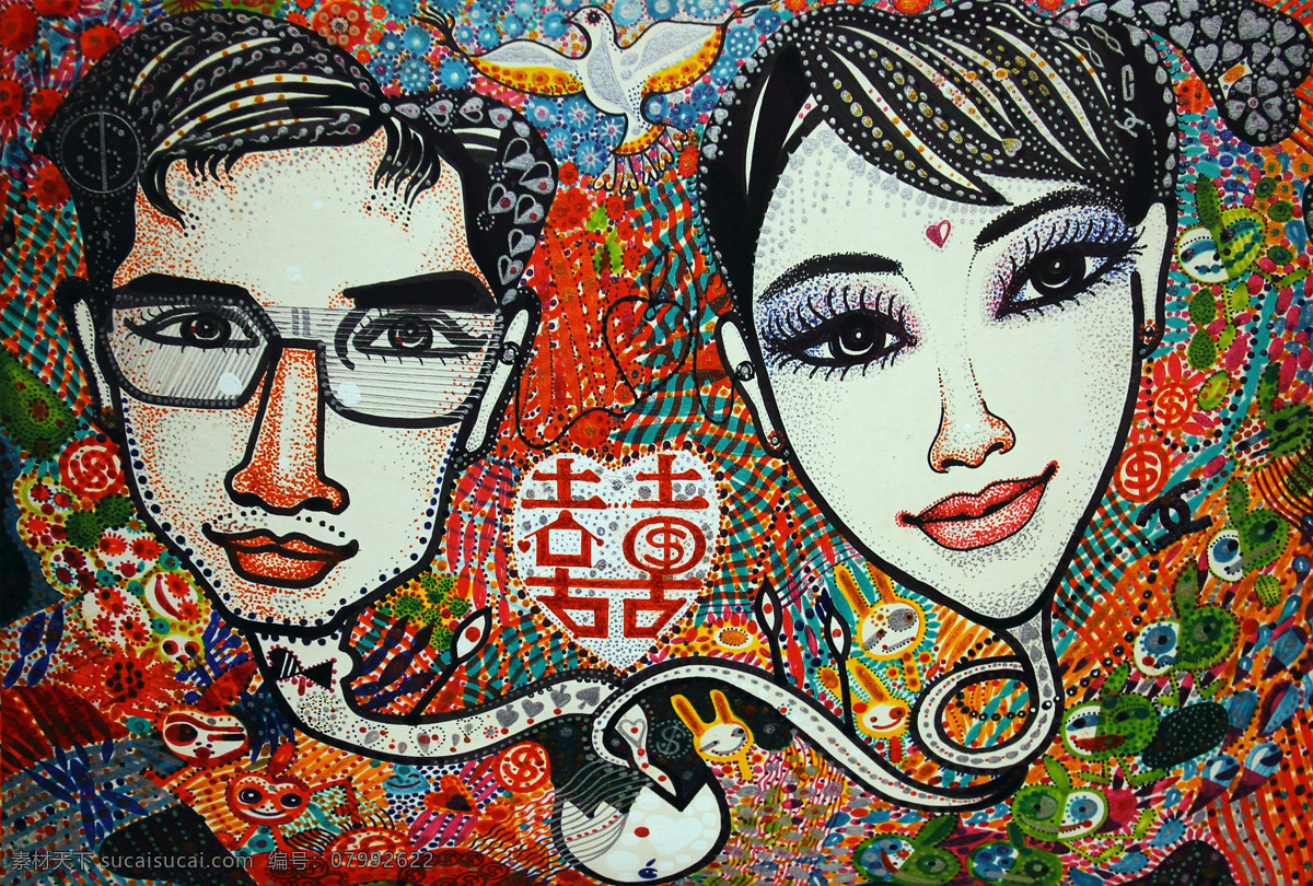 装饰画 画 手绘 油画 无框画 水彩 绘画 国画 水墨画 婚庆 家庭 结婚 绘画书法 文化艺术
