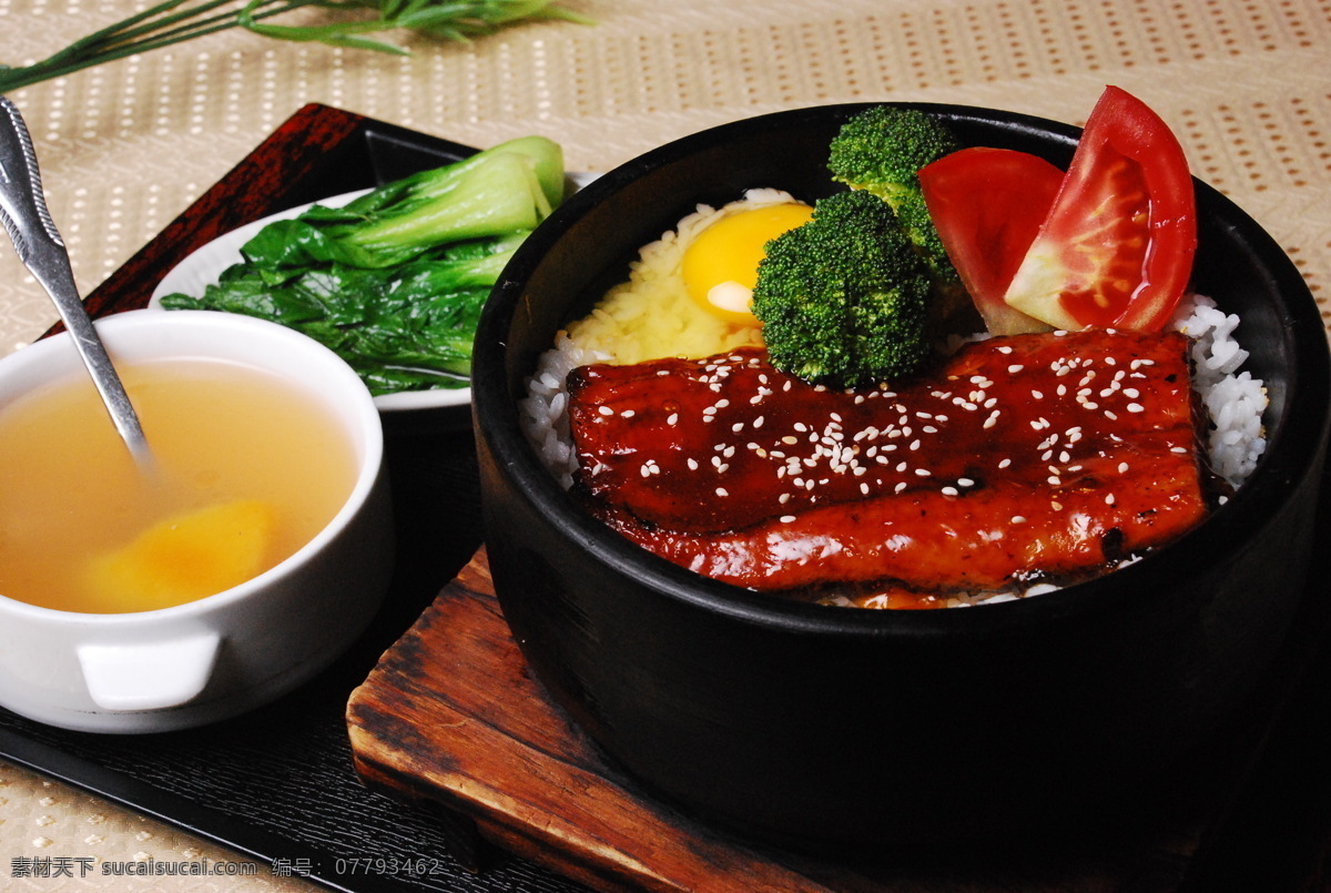 石 锅 鳗鱼 饭 餐饮美食 传统美食 石锅鳗鱼饭 鳗鱼饭 石锅鳗鱼套餐 石锅饭 psd源文件 餐饮素材