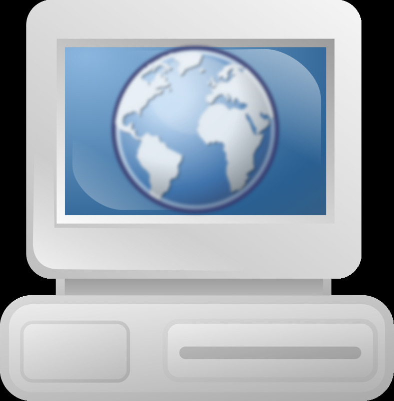 web用户 电脑类 网络 用户 svg 灰色
