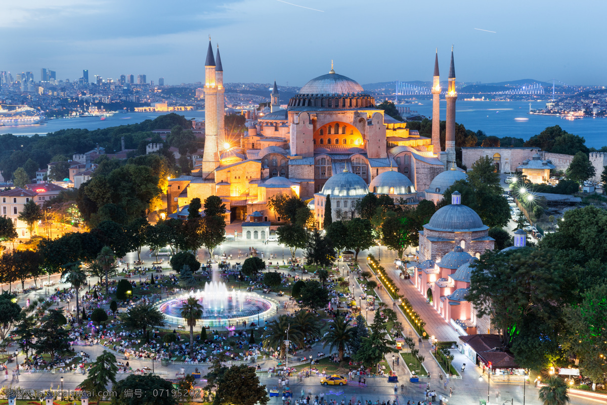 圣索 菲亚 大 教堂 风景 伊斯坦布尔 土耳其风景 美丽城市风景 城市景色 城市美景 城市风光 环境家居