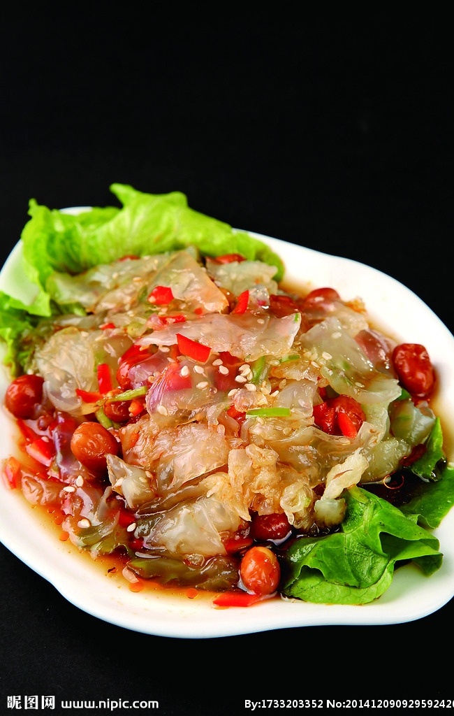 陈醋海蜇头 陈醋 海蜇头 醋泡海蜇头 美味 风味 特色 凉菜 餐饮美食 传统美食